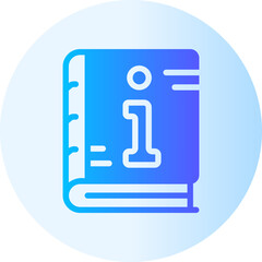 guide book gradient icon