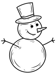 snowman vector