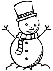 snowman vector