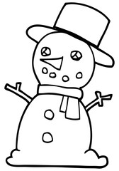 snowman vector