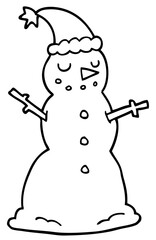 snowman vector