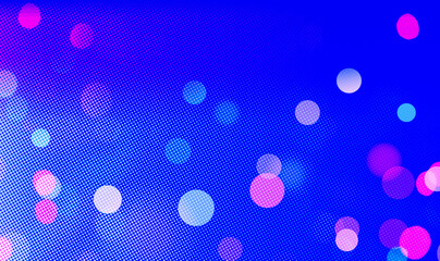 Blue bokeh background with copy space for text or your images, Suitable for seasonal, holidays, event, celebrations, Ad, Poster, Sale, Banner, Party, and various design works