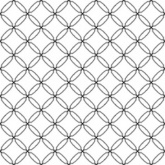 Fototapeta premium Black seamless abstract pattern. Overlay for background and backdrop. Ornamental design. PNG graphic illustration with transparent background.