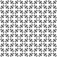 Black seamless abstract pattern. Overlay for background and backdrop. Ornamental design. PNG graphic illustration with transparent background.