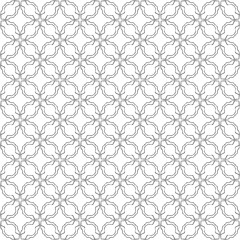Black seamless abstract pattern. Overlay for background and backdrop. Ornamental design. PNG graphic illustration with transparent background.