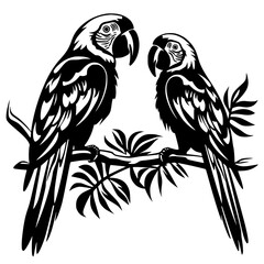 parrot vector