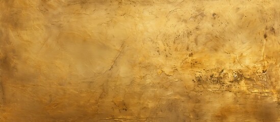Fototapeta na wymiar Background of a texture with an aged and gold colored cement wall