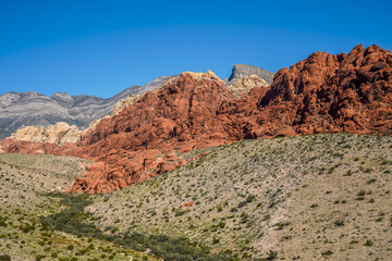 Red Rock Canyon National Conservation Area located in Mountain Springs, Nevada.