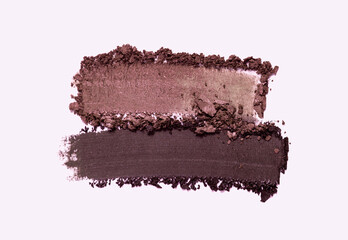 Eye shadow or bronzer neutral chocolate brown nude smudge background