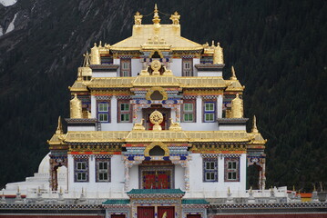 Dzogchen Monastery in Tibetan Sichuan, China