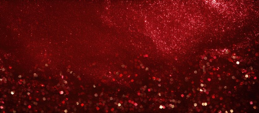 An abstract background with a Christmas theme featuring a textured appearance reminiscent of red glitter