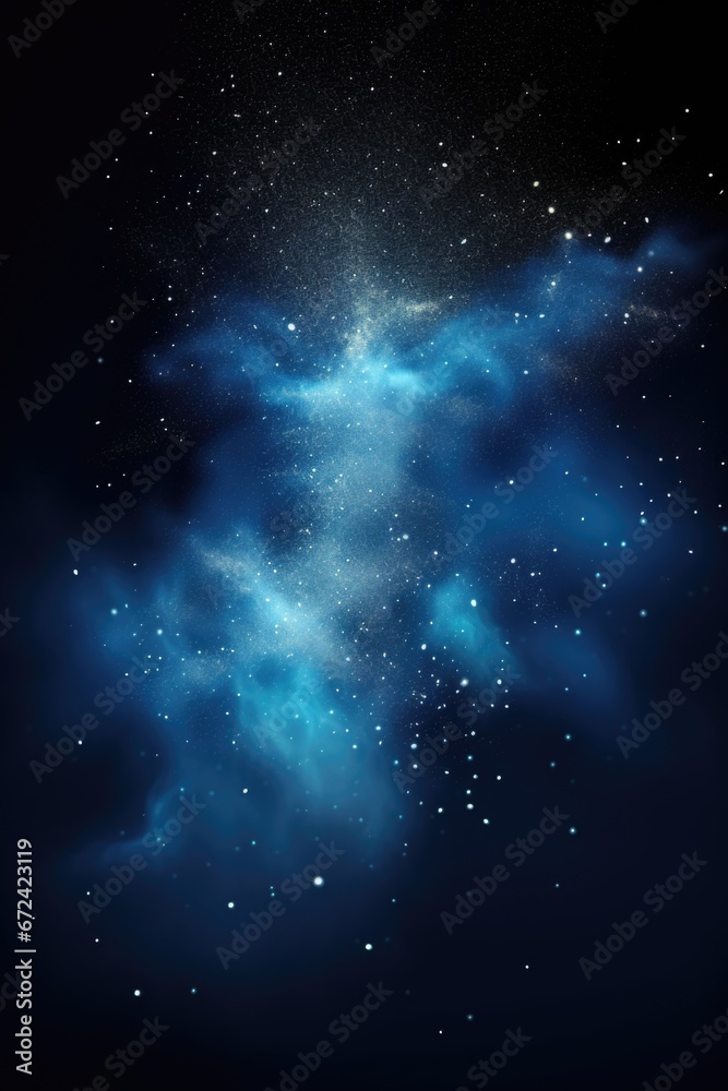 Poster a captivating image of the night sky filled with twinkling stars. perfect for adding a touch of wond