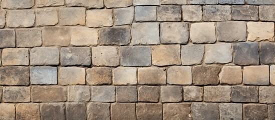 Fototapeta premium Background of texture on vintage street pavement