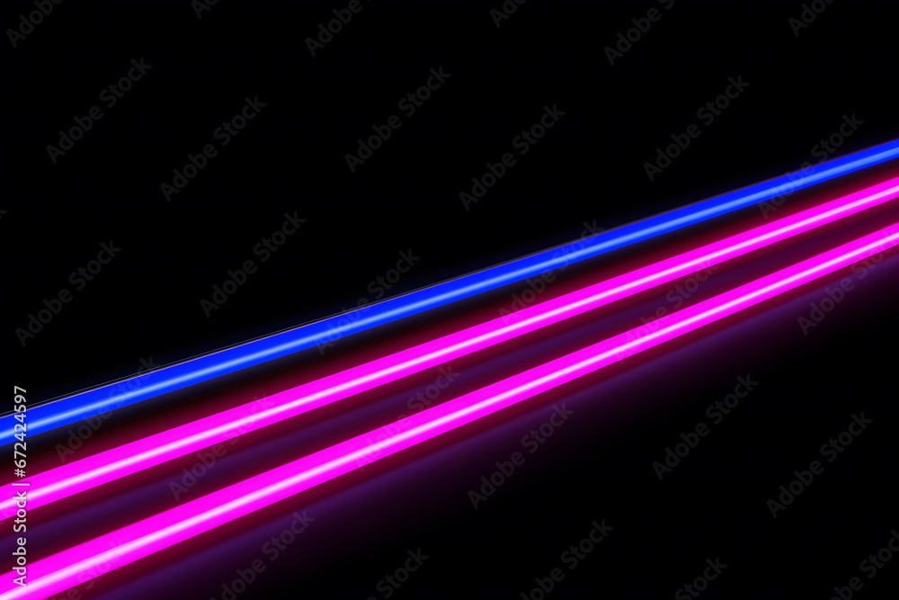 Sticker abstract neon light arrows background. neural network ai generated art