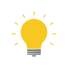 Light Bulb idea Vector Illustration Creative planning