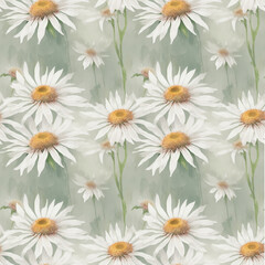 Fototapeta premium seamless watercolor floral abstract colorful wallpaper