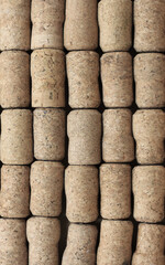 Abstract background of wine corks