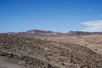 Colorado River view from Nelson, Nevada.