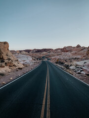 road to the desert