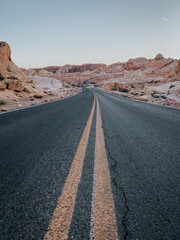 road to the desert