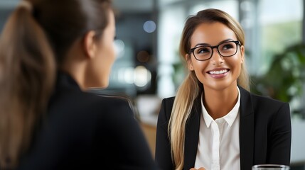 Obraz premium Recruiters scouting for top industry talent