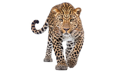 leopard on a transparent background