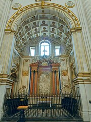 Chapel of Virgin of the Pillar (Capilla de Virgen del Pilar) in the Granada Cathedral, Spain