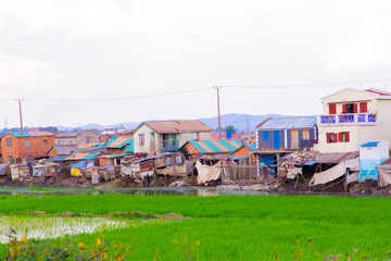 Obraz premium beautiful and impoverished capital of Republic Madagascar