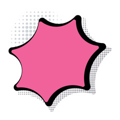 Empty comic bubble chat Vector