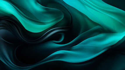 Obraz premium abstract dark green blue background concept 
