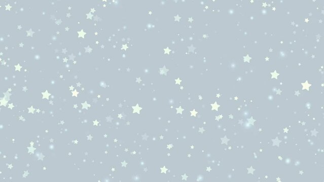 Looping animation of a gray background with sparkling stars