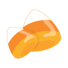 Colored candy gums Halloween season Vector