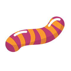 Colored candy gums Halloween season Vector