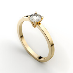 ring on white background 