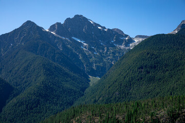 Fototapeta na wymiar Diablo Lake Overlook Washington Cascades