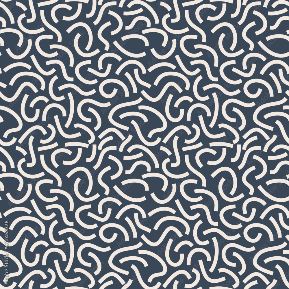 Poster white curved lines isolated on white background. bold squiggles.