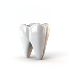 Zahnkrone, weißer Zahn, Zahnarzt, glänzend, gold