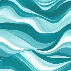 Obraz premium Wavy Psychedelic seamless pattern background. New Classics: Menswear Inspired concept. Geometric Wave Abstract Creative Motif. Repeat tiling rhythmic&nbsp;waves for fabric, wallpaper, wrapping, web, print.