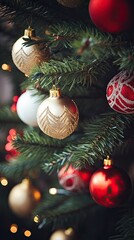 Obraz premium Christmas decor background