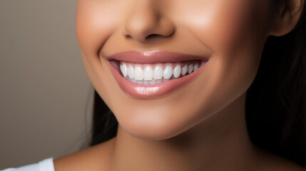 Obraz premium Portrait of a beautiful young smiling latin woman