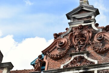 Building decorations in Ghent