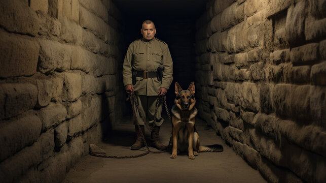 Jail warden or sheriff in fictional correction facility