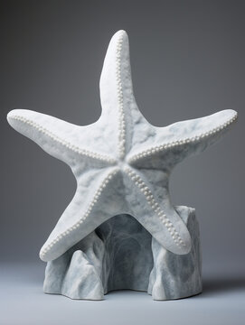 A Marble Statue of a Starfish
