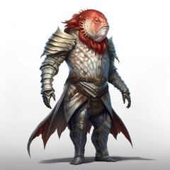 Fish Baron of the Abyss
 , Medieval Fantasy RPG Illustration