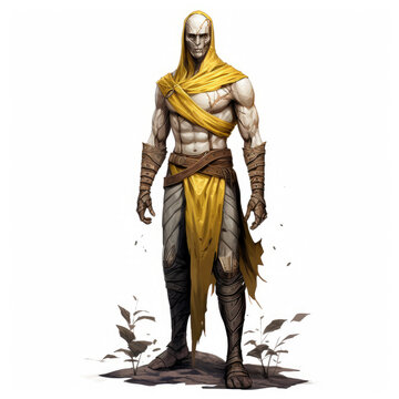 Tall & Slender Warrior
 , Medieval Fantasy RPG Illustration