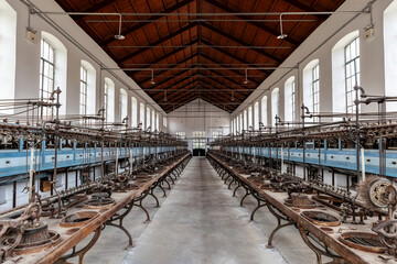 Historical Industrial complex Tzivre Silk Factory in Soufli Evros Greece