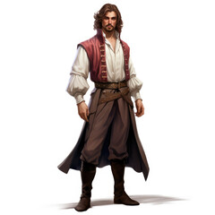 Digital RPG Commoner - Unique Portrait
 , Medieval Fantasy RPG Illustration