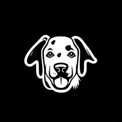 Dalmatian - Minimalist and Flat Logo - Vector illustration