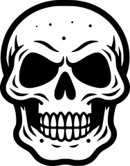 Halloween - Black and White Isolated Icon - Vector illustration