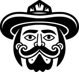 Fototapeta premium Mexican - High Quality Vector Logo - Vector illustration ideal for T-shirt graphic